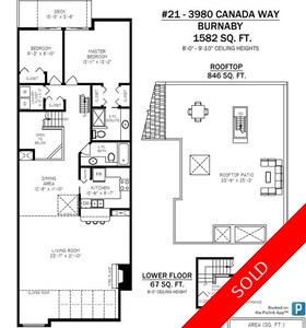 Burnaby Hospital Condo for sale:  2 bedroom 1,582 sq.ft. (Listed 2019-03-14)